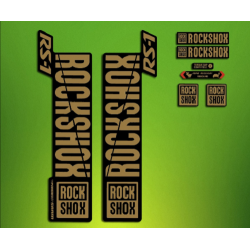 ROCKSHOX SID BRAIN 2018 BLACK FORK DECALS KIT