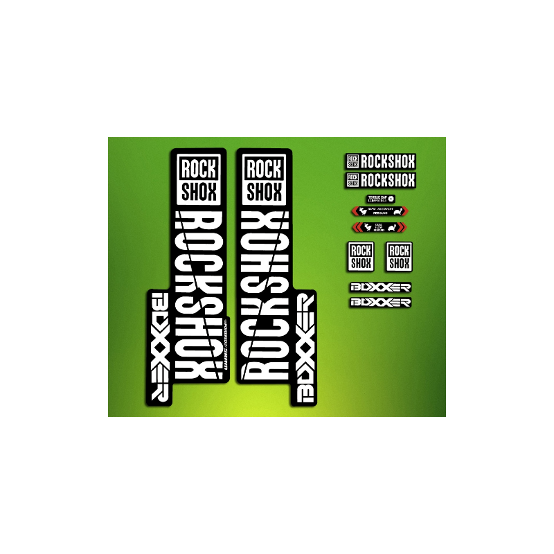 STICKERS FORK ROCK SHOX BOXXER 2018