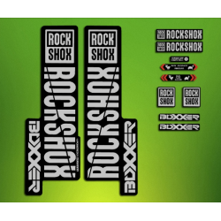 ROCKSHOX SID BRAIN 2018 BLACK FORK DECALS KIT