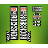 ROCKSHOX SID BRAIN 2018 BLACK FORK DECALS KIT