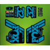 ROCKSHOX SID BRAIN 2018 BLACK FORK DECALS KIT