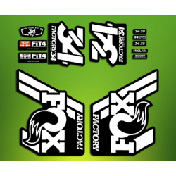 DECALS FORK FOX 34 FACTORY 2018