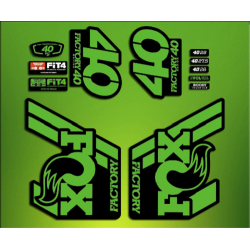 DECALS FORK FOX 40 FACTORY 2018