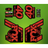 DECALS FORK FOX 40 FACTORY 2018