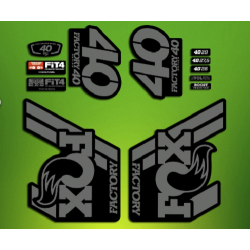 DECALS FORK FOX 40 FACTORY 2018