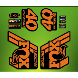 DECALS FORK FOX 40 FACTORY 2018