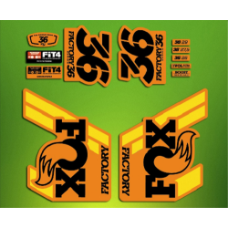 DECALS FORK FOX 36 FACTORY 2018