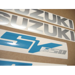 SUZUKI HAYABUSA 2008 - DARK BLUE VERSION DECALS