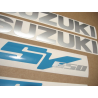 SUZUKI HAYABUSA 2008 - DARK BLUE VERSION DECALS