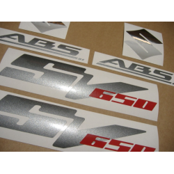 SUZUKI HAYABUSA 2008 - DARK BLUE VERSION DECALS