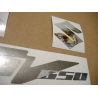 SUZUKI HAYABUSA 2008 - DARK BLUE VERSION DECALS