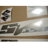 SUZUKI HAYABUSA 2008 - DARK BLUE VERSION DECALS