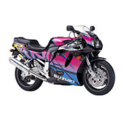 SUZUKI GSX-R 750 1993 - BLACK/PINK VERSION DECALS SET