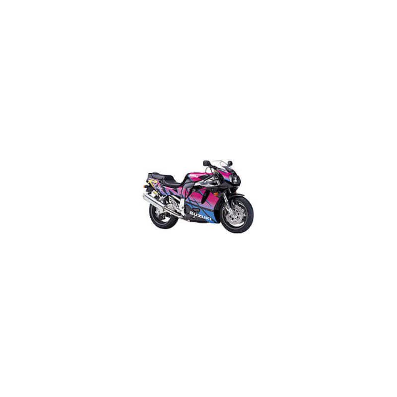 SUZUKI GSX-R 750 1993 - BLACK/PINK VERSION DECALS SET