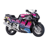 SUZUKI GSX-R 750 1993 - BLACK/PINK VERSION DECALS SET
