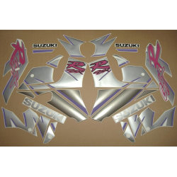 SUZUKI GSX-R 750 1995 - WHITE/BLUE VERSION DECALS SET