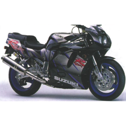 SUZUKI GSX-R 750 1993 - BLACK/GREY VERSION DECALS SET
