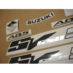 Suzuki SV 650S 2007 - TITANIUM VERSION DECALS