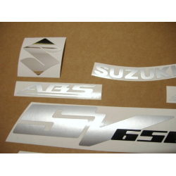Suzuki SV 650S 2007 - WINE RED VERSION DECALS