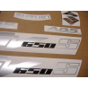 Suzuki SV 650S 2007 - WINE RED VERSION DECALS