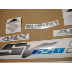 Suzuki SV 650S 2010 - BLACK VERSION DECALS