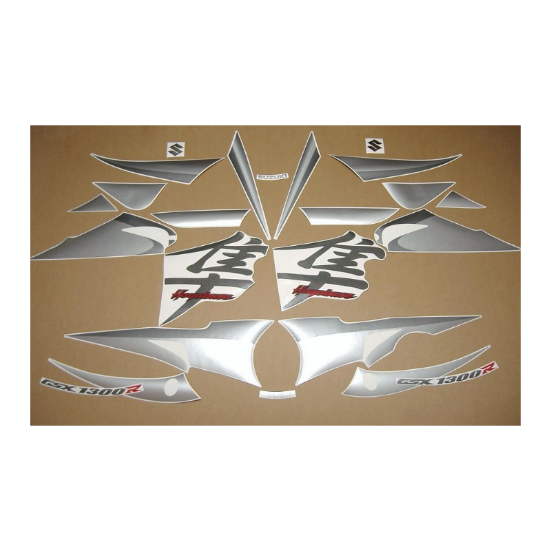 SUZUKI HAYABUSA 2007 - RED VERSION DECALS