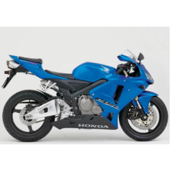 SUZUKI HAYABUSA 2008 - DARK BLUE VERSION DECALS