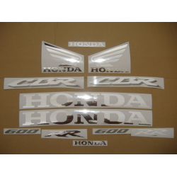 Honda CBR 600RR 2007 - BLACK/GREY VERSION DECALS