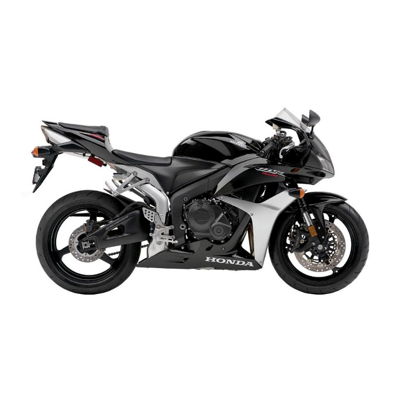 Honda CBR 600RR 2007 - BLACK/GREY VERSION DECALS