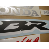 Honda CBR 600RR 2007 - BLUE/SILVER/BLACK VERSION DECALS