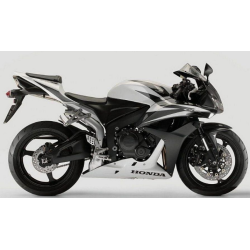 Honda CBR 600RR 2007 - GREY/WHITE/BLACK VERSION DECALS