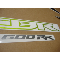 Honda CBR 600RR 2009 - GREEN/BLACK VERSION DECALS