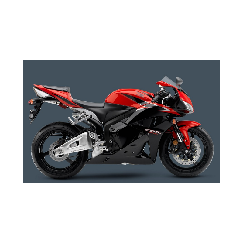 Honda CBR 600RR 2011 - BLACK/RED VERSION DECALS