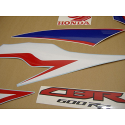 Honda CBR 600RR 2011 - WHITE/BLUE/BLACK VERSION DECALS