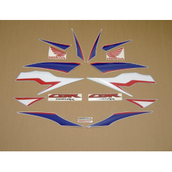 Honda CBR 600RR 2011 - WHITE/BLUE/BLACK VERSION DECALS