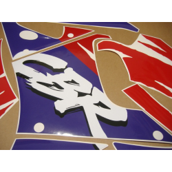 Honda CBR 900RR 1992 - WHITE/RED/PURPLE VERSION DECALS