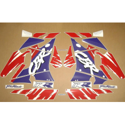 Honda CBR 900RR 1992 - WHITE/RED/PURPLE VERSION DECALS