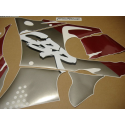 Honda CBR 900RR 1995 - BLACK/BURGUNDY/GREY VERSION DECALS