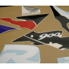 SUZUKI HAYABUSA 2008 - DARK BLUE VERSION DECALS