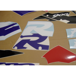 SUZUKI HAYABUSA 2008 - DARK BLUE VERSION DECALS