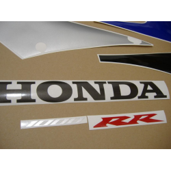 SUZUKI HAYABUSA 2008 - DARK BLUE VERSION DECALS