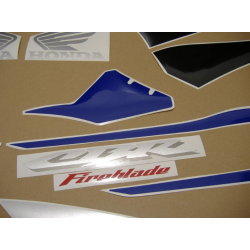 SUZUKI HAYABUSA 2008 - DARK BLUE VERSION DECALS