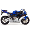 SUZUKI HAYABUSA 2008 - DARK BLUE VERSION DECALS
