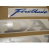 Honda CBR 1000RR 2007 - SILVER VERSION DECALS