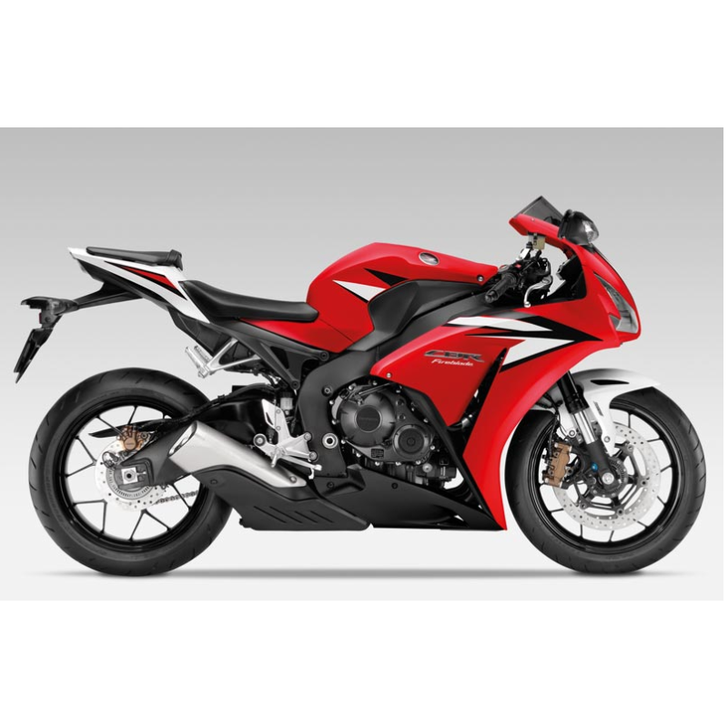 Honda CBR 1000RR 2012 - RED/BLACK/WHITE VERSION DECALS
