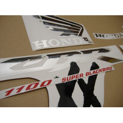 Honda CBR 1100XX 1997 - GREY VERSION DECALS