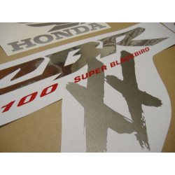 Honda CBR 1100XX 1998 - BLACK VERSION DECALS