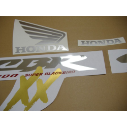 Honda CBR 1100XX 2000 - BLUE VERSION DECALS