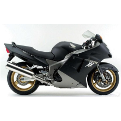 Honda CBR 1100XX 2003 - MATTE BLACK/SILVER DECALS