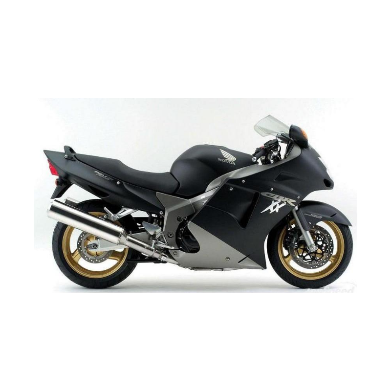 Honda CBR 1100XX 2003 - MATTE BLACK/SILVER DECALS